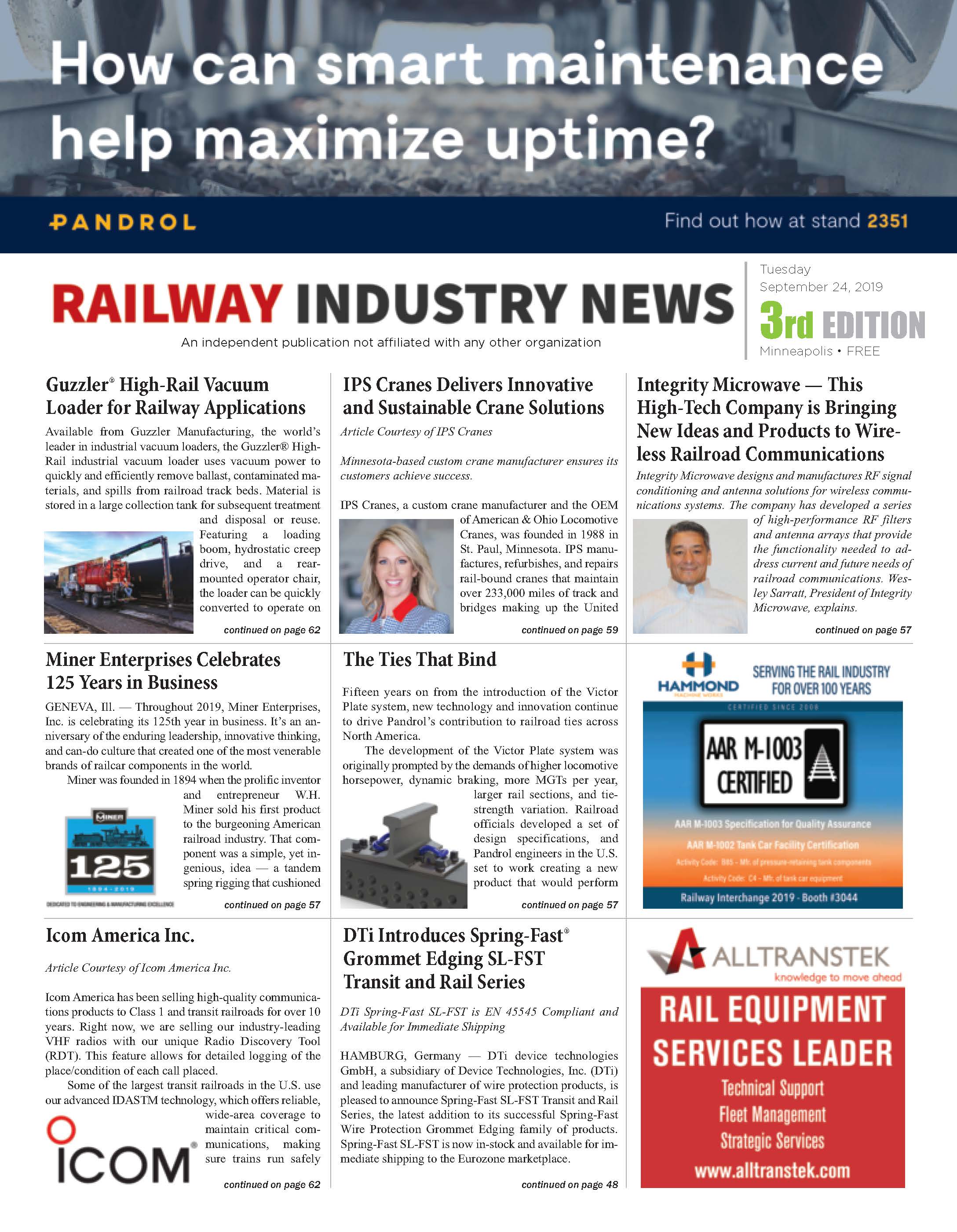 Railway Industry News