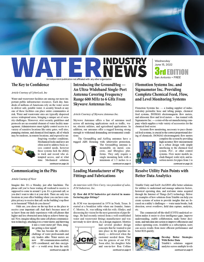 Water Industry News