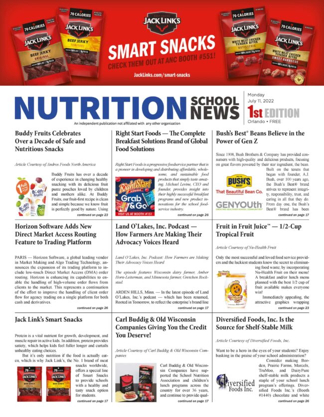 Nutrition School News