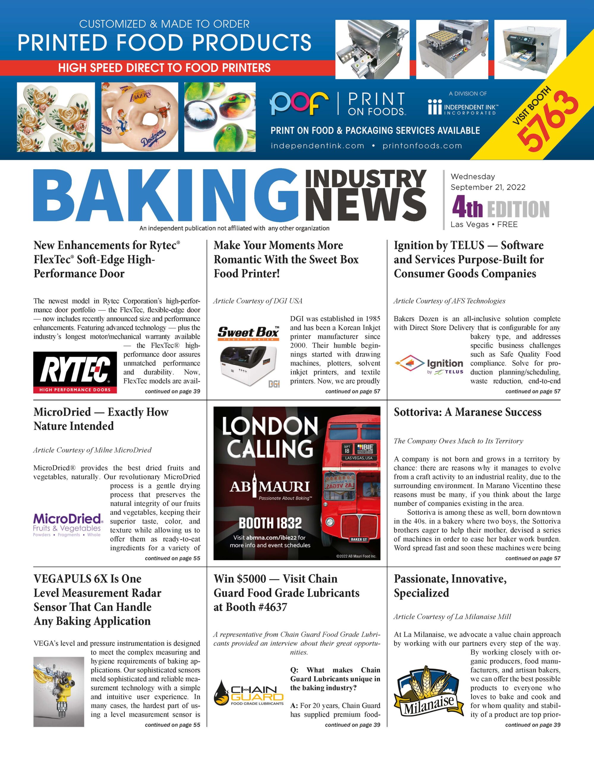 Baking Industry News