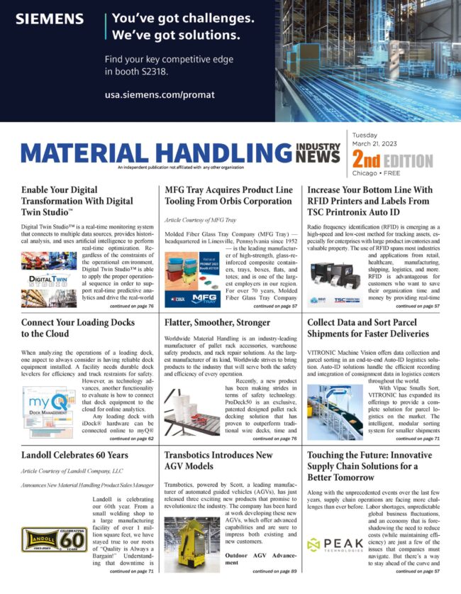 Material Handling Industry News