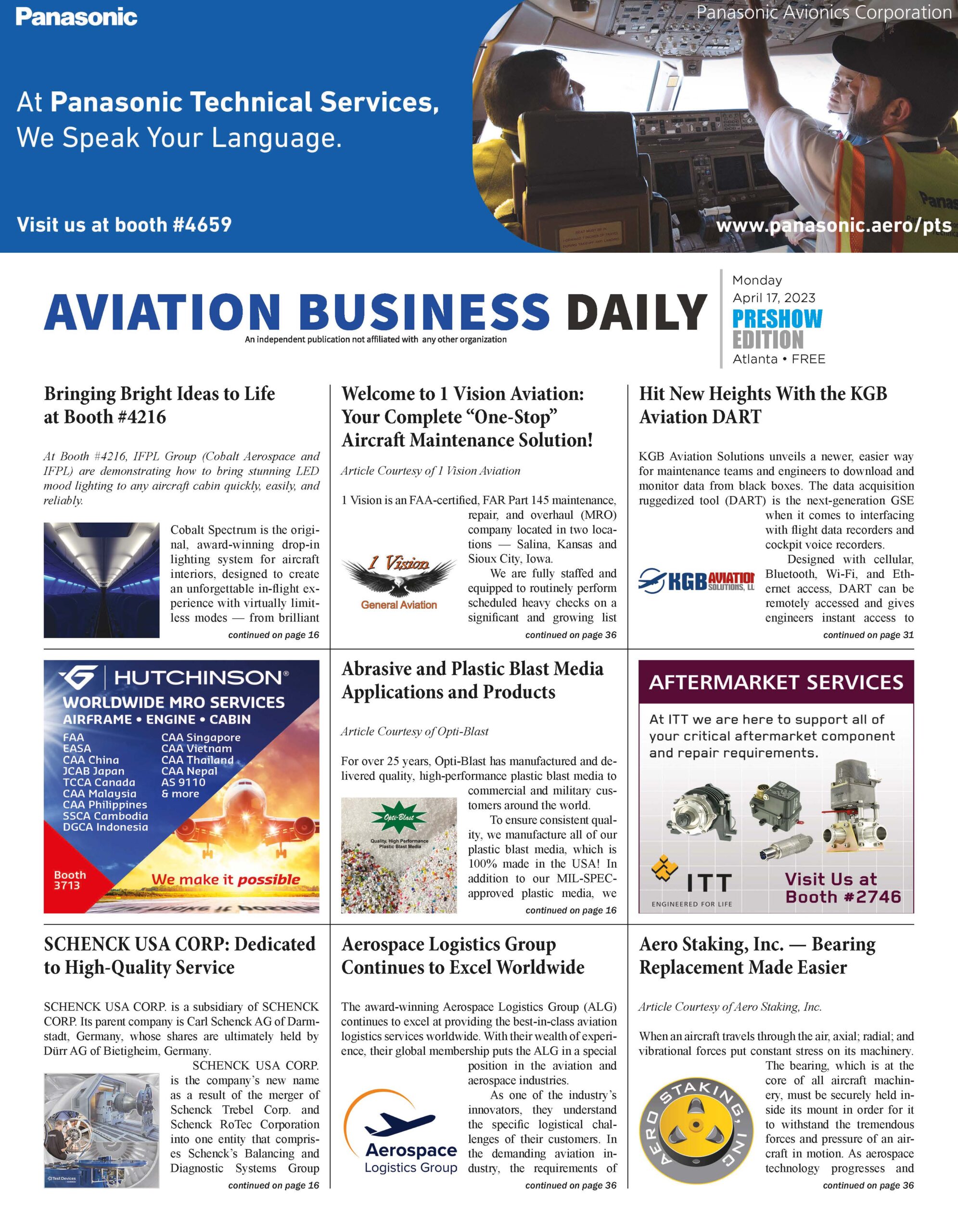 Aviation Business Daily MRO Trade Show News Publications