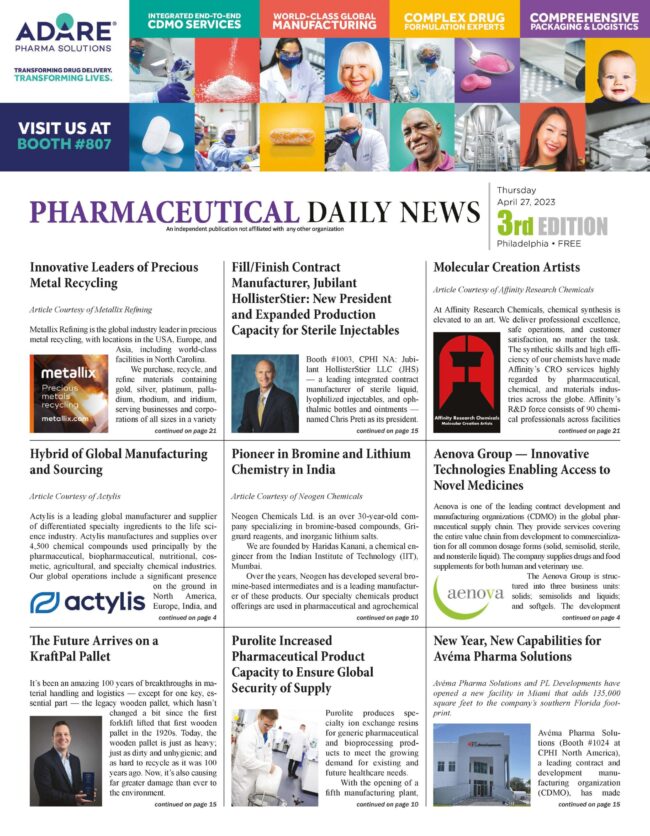 Pharmaceutical Daily News CPHI