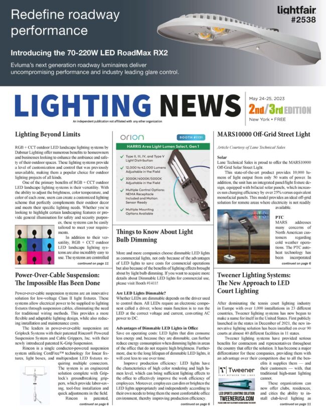 Lighting News