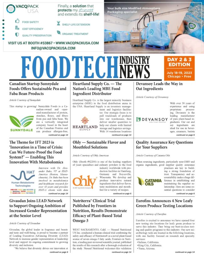 Foodtech Industry News