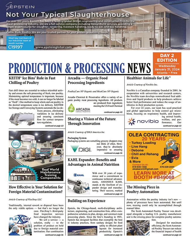 Production & Processing News Day 2