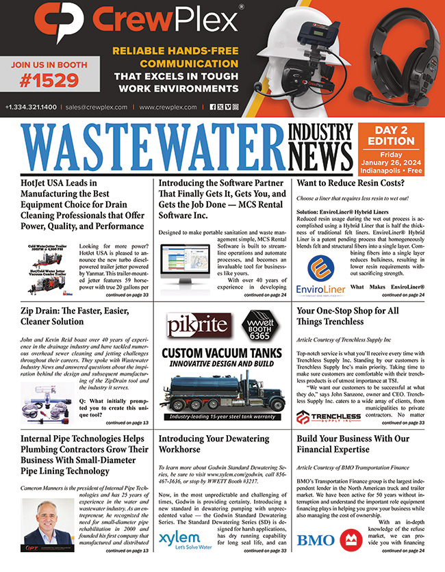 Wastewater Industry News Day 2 2024