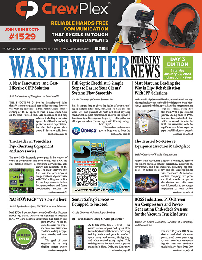 Wastewater Industry News Day 3 2024