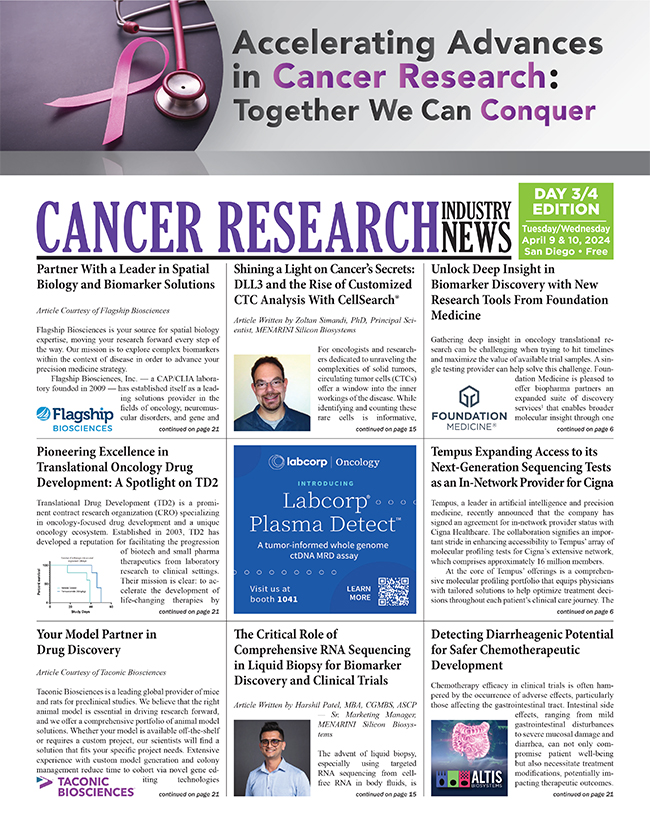 Cancer Research Industry News Day 3/4 Edition