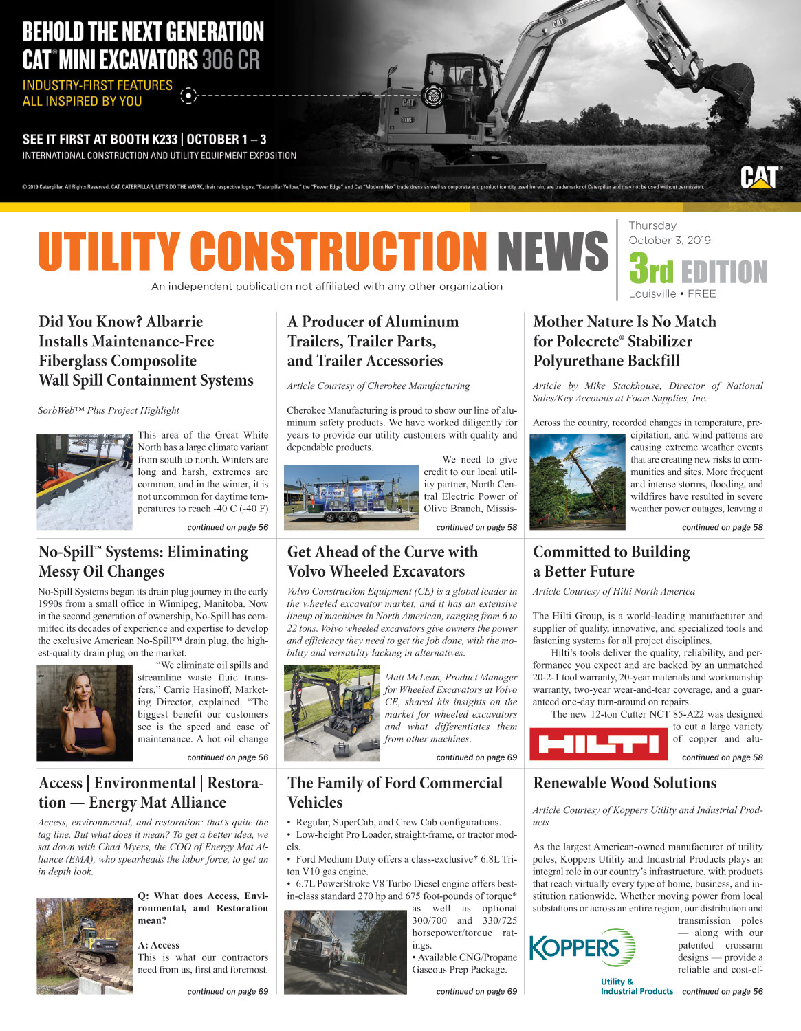 Utility Construction News