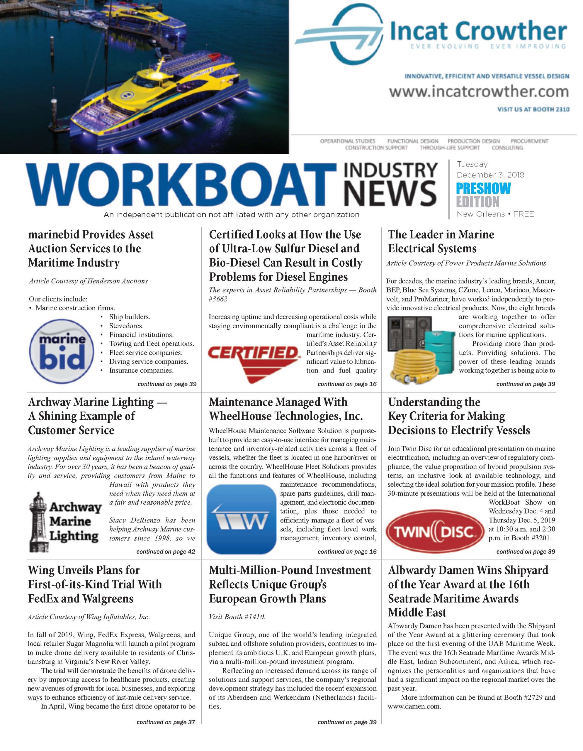 Workboat Industry News